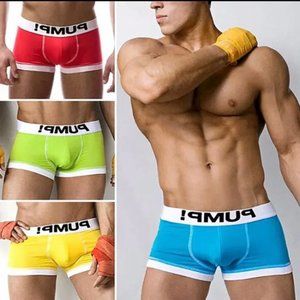 PUMP! Cotton Low Waist Men's Boxer Briefs